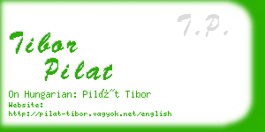 tibor pilat business card